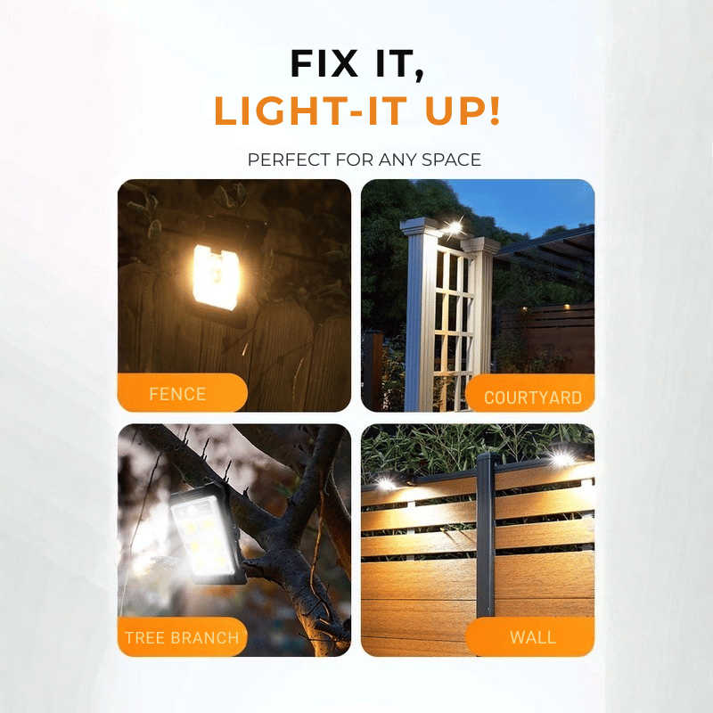 Solar Clip-On Lamp - Brighten Your Garden!
